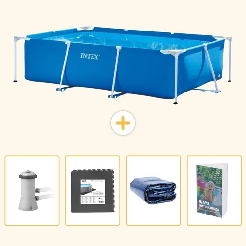 Rechteckiger Frame Pool 300x200x75 cm