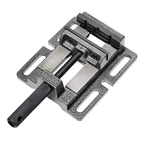 WABECO Maschinenschraubstock 100 mm – Präzise Spannlösung - Schraubstock für präzises Arbeiten, maximale Spannweite von 100 mm und kompakte Bauhöhe von 29 mm, ideal für Werkstätten und Hobbybastler.