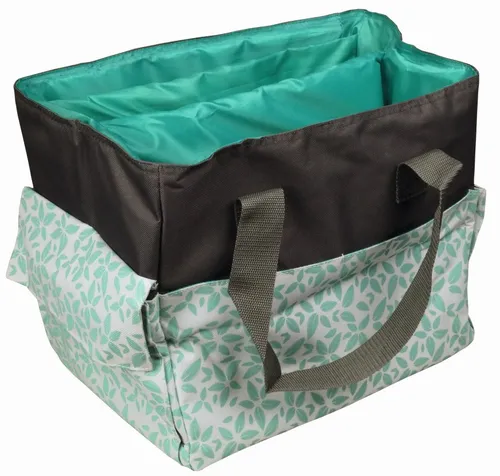 KLEIBER Bastel- und Handarbeitstasche in Türkis/Grau - Praktische Bastel- und Handarbeitstasche, ideal für kreative Projekte und unterwegs, in stilvollem Türkis/Grau.