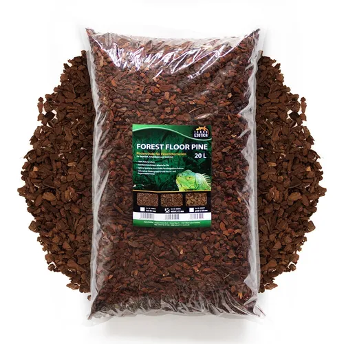 Forest Floor Pine 20 Liter mittel - Pinieneinstreu Bodengrund Terrarium Einstreu