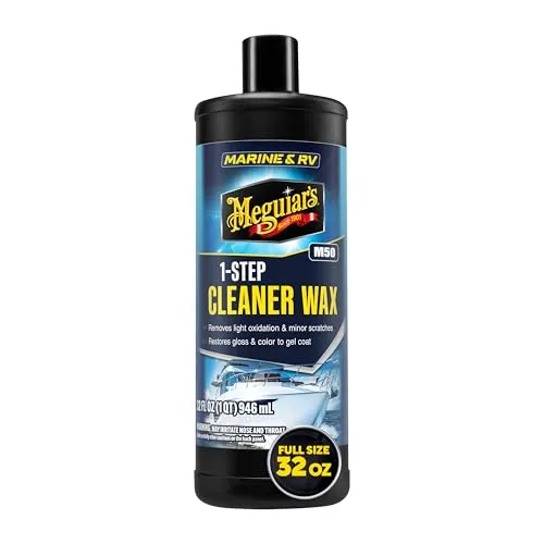 Meguiar's M5032 Marine RV Cleaner Wax One Step liquid Wachs, 945ml