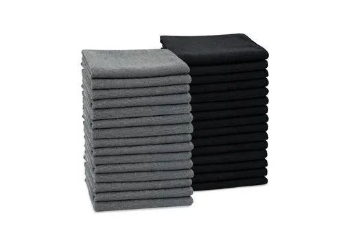 ZOLLNER Geschirrtuch Spar-Set (30-tlg) 32x32 cm in schwarz von Zollner