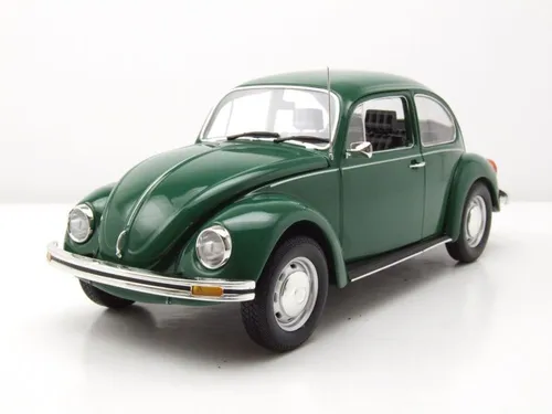 VW 1200 Käfer 1983 grün Modellauto 1:18 Minichamps - Detailgetreues Modellauto im Maßstab 1:18, mit beweglichen Hauben und Türen. Ideal für Sammler und VW-Fans, kommt in Originalverpackung.