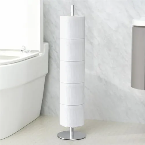 Toilettenpapierhalter Silber von niffgaff