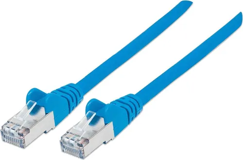 INTELLINET Patchkabel Cat6A CU S/FTP LSOH 1.50m blau