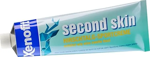 Xenofit Second Skin Hirschtalg-Sportcreme 125 ml - Pflege für Sportler, schützt wie eine zweite Haut vor Scheuern und Druckstellen, ideal für Biker, Läufer und Wanderer.