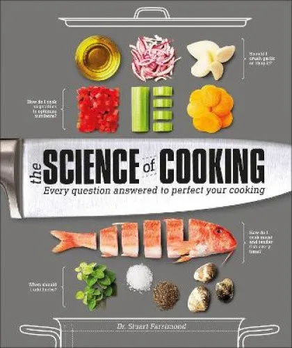 The Science of Cooking: Perfektionieren Sie Ihr Kochen - Hardcover mit 256 Seiten, bietet umfassende Antworten auf alle Kochfragen und ist ein Muss für Hobbyköche und Feinschmecker.
