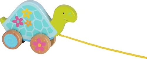 Goki 4013594549141 Miniaturfahrzeug - Schildkröte Tier ziehen