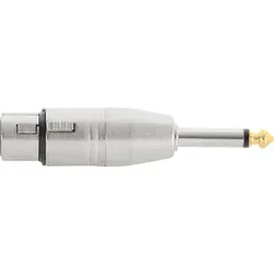 Pronomic AD-JMXF Adapter 6,3mm Mono-Klinke male / XLR female