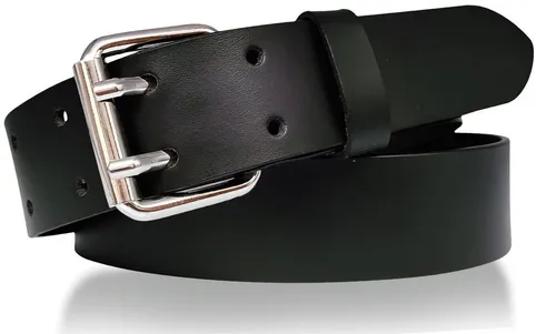 FRONHOFER Ledergürtel 18450 (1-St) stabiler Arbeitsgürtel, heavy duty Ledergürtel, 2-Dorn Stahlschnalle