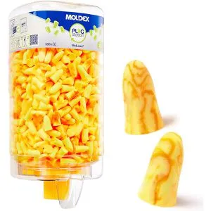 Moldex Spender 7650 mit 500 Paar MelLows Stöpsel, Größe L - Gehörschutzspender mit 500 Paar hochwertigen MelLows Stöpseln, ideal für maximale Geräuschreduzierung und Komfort bei der Arbeit oder in lauten Umgebungen.