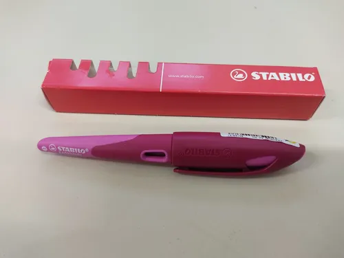STABILO Füllhalter EASYbirdy Linkshänder Feder A, beere/pink Füller Anfänger Neu
