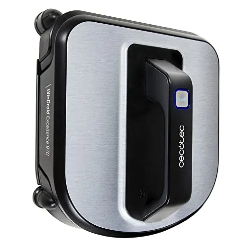 Cecotec Conga WinRobot Excellence 970 Vollautomatischer Universell Einsetzbarer Fensterreinigungsroboter 4 Putzmodi 5 Potenzen 75W