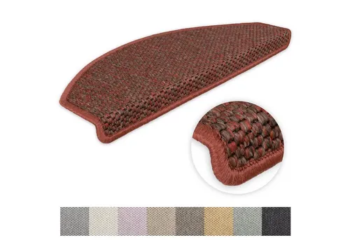 Metzker® Stufenmatte Stufenmatten Göteborg Halbrund, halbrund, Höhe: 8 mm, 1 Stück - Rost