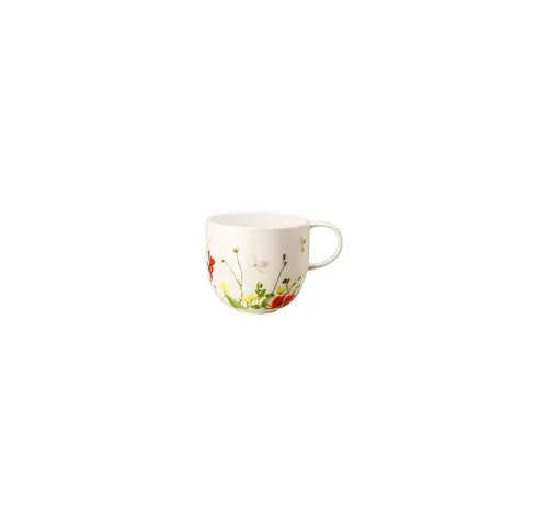 Rosenthal Becher Rosenthal Brillance Bone China Fleurs Sauvages Kaffeeobertasse 0,20l, Porzellan