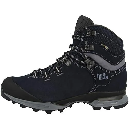 Hanwag W Tatra Light Lady GTX Blau-Grau - Wanderschuhe für Damen mit Gore-Tex für wasserdichten Komfort und hervorragende Dämpfung, ideal für Bergsteigen und Trekking.