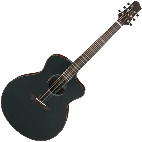 Ibanez JGM10-BSN Jon Gomm Signature Platinum Akustikgitarre Black Fishman Koffer