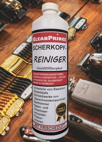 Cleanprince Scherkopfreiniger 1 Liter | Scherkopf-Reiniger Reinigungsstationen Reinigungsflüssigkeit