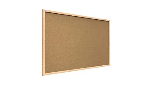 ALLboards Pinnwand mit Holz Rahmen 40x30cm Korktafel Korkwand Pinnwand Kork