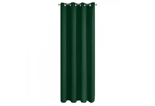 Eurofirany Verdunkelungsvorhang PARISA Blackout Vorhang Einfarbig Musterlos Ösen Kräuselband, Ösen, minimalistisches, einfarbiges Design – zeitlos und elegant