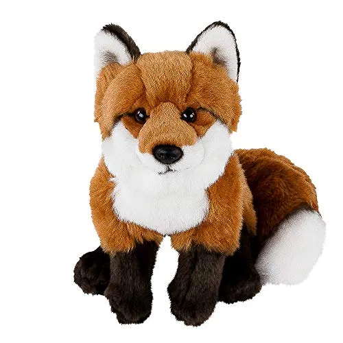 Teddys Rothenburg Fuchs sitzend rotbraun 40 cm - Weich- & Stoffpuppen, kuschelweicher Plüschfuchs mit 40 cm Größe, ideal als Einschlafhilfe oder Spielgefährte für Babys und Kinder.