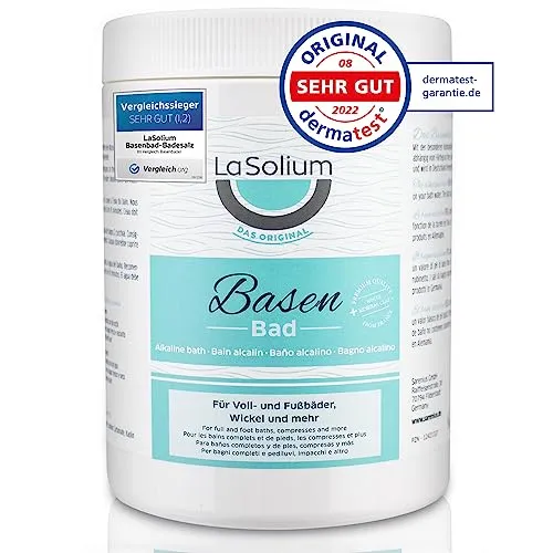 Produktbild LaSolium Basenbad, Basisches Badesalz für entspannende Bäder, 650g
