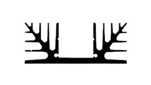 Velleman Kühlkörper 75 mm, mit 2 x TO3 Bohrung 2,5 K/W 5410329299323