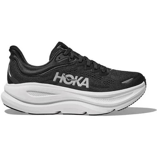 HOKA Damen Laufschuhe BONDI 9 - Ultragedämpft für Höchstleistungen - Laufschuhe mit maximaler Dämpfung und neuem hochwertigen Schaumstoff für ein weiches Laufgefühl. Ideal für tägliche Kilometer und längere Strecken.