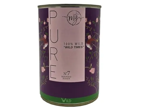 My 100% Wild 400g Hundefutter mÿ Pure No. 7 I Nassfutter Barf Ergänzungsfuttermittel für Hunde ohne Konservierungsstoffe, künstliche Aromastoffe, Farbstoffe & Lockstoffe
