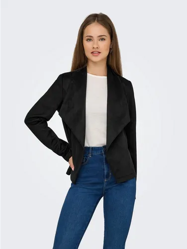 ONLY Kurzjacke ONLJOLINE FAUX SUEDE DRAPY JACKET OTW - Funktionsjacke in Wildleder Optik, leicht und bequem, perfekt für lässige Freizeit-Outfits und vielseitige Kombinationsmöglichkeiten.