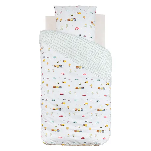 Produktbild Kinderbettwäsche CAR, beidseitig, 100% Baumwolle, 140 x 200 cm