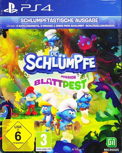 Die Schlümpfe: Mission Blattpest - Limited Edition für PS4 - Spiele die brandneue Schlumpf-Mission auf der PS4! Hilf Schlumpfine, Muskel-Schlumpf und Co. mit dem innovativen Schlumpfinator, um Gargamels böse Pläne zu vereiteln und die Welt zu retten!