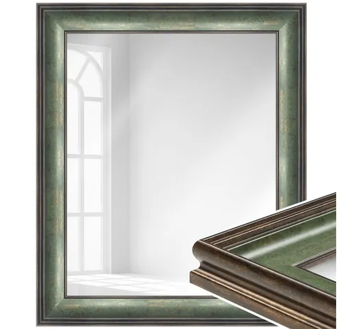 WANDStyle Wandspiegel H235, Grün in grün von WANDStyle