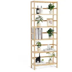 VEVOR Bambus Bücherregal – 6 Lagen Pflanzenständer von Vevor