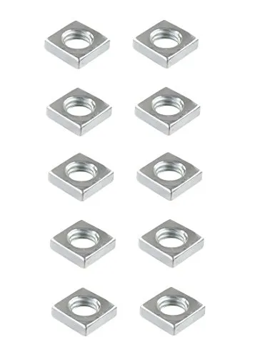 Vierkantmutter Mutter M4 Stahl verzinkt DIN 557 10 Stück (0385)