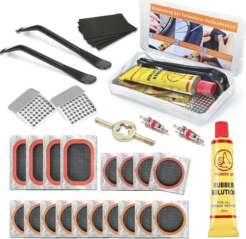 Fahrrad Flickzeug Set Reparaturset Reifenreparatur Selbstklebend