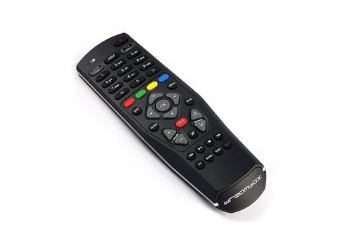 Fernbedienung RC10 schwarz für Dreambox Modelle - Tastatur-Fernbedienung RC10 schwarz, kompatibel mit Dreambox One, Two, DM7020 HD und mehr, für intuitive Steuerung Ihres TV-Entertainment.