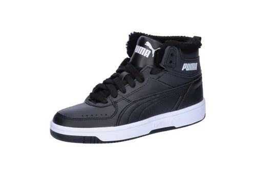 Puma Rebound Joy Fur Jr in schwarz von PUMA