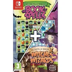 Secrets of Magic 1 & 2 - The Book of Spells + Witches and Wizards (Code in a Box) - Nintendo Switch - Puzzle - PEGI 3