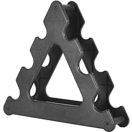 GORILLA SPORTS® Kurzhantelablage - Stabiler Hantelständer für Fitness - Hantelablagen & -ständer, pyramidenförmiges Design für platzsparende Aufbewahrung und maximale Stabilität, ideal für Heim- und Gewerbenutzung.