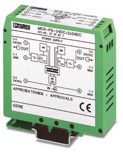 Phönix Contact DC-DC-Wandler 24V DC / 2x24V DC - Hochwertiger DC-DC-Wandler für zuverlässige Stromversorgung in speziellen Anwendungen. Ideal für den professionellen Einsatz in der Automatisierungstechnik.