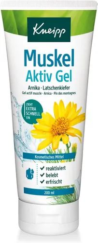 Kneipp Arnica Active kühlendes Gel für müde Muskeln 200 ml - Lotionen & Cremes, kühlendes Gel für müde Muskeln, zieht schnell ein und bietet intensive Pflege für straffe Haut.
