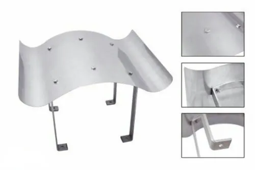 Massive Schornsteinabdeckung 40 x 40 cm Edelstahl Kaminhaube - Sonstiges Kaminzubehör, bietet optimalen Schutz und verbesserten Rauchabzug dank hochwertigem Edelstahl 1.4016, korrosionsbeständig und langlebig.