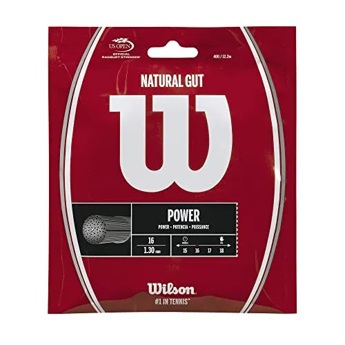 Wilson NATURAL GUT Tennissaite in beige von Wilson