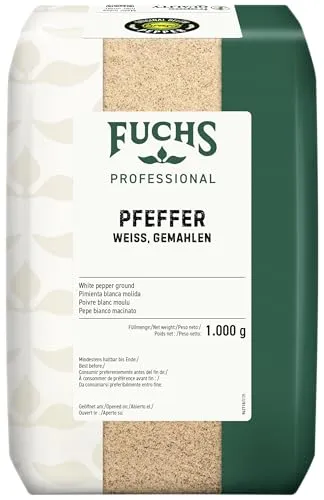 Fuchs Professional Pfeffer weiß gemahlen 1 kg