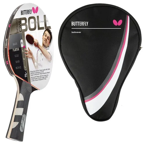 Timo Boll Platin 85025 Tischtennisschläger mit Drive Case von Butterfly