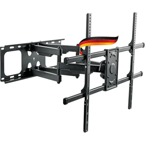 SCHWAIGER LWHD9075 513 TV-Wandhalterung - für 50-90 Zoll Fernseher, neigbar und schwenkbar, max. 75kg Tragkraft, VESA-Norm 800x600