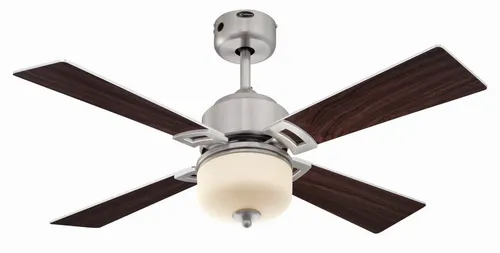Westinghouse Deckenventilator Athena 105 cm mit LED & Fernbedienung - Stylischer Ventilator mit 105 cm Durchmesser, energiesparender 17,5 W LED-Beleuchtung und praktischer Fernbedienung für perfekten Komfort in jedem Raum.