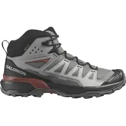Salomon X Ultra 360 Mid Gore-Tex Herren Wanderschuhe - Gris/argent - 45.1/3 - Wanderschuhe mit Gore-Tex-Technologie für optimalen Wetterschutz und hohen Komfort bei jedem Abenteuer.