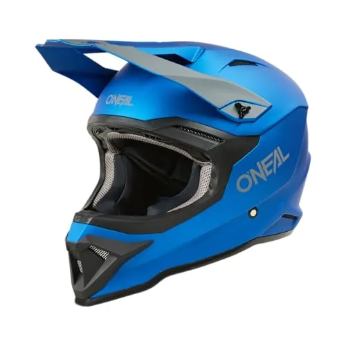 ONeal 1SRS Solid Motocrosshelm in blau von O'Neal